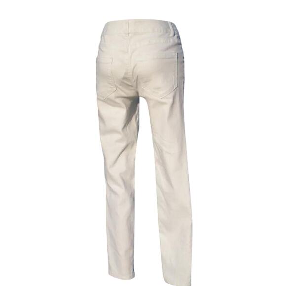 Cache White Rhinestone Stud Embellished Jean Pant Stretch Blk Scroll New NWT $98 - Picture 3 of 4